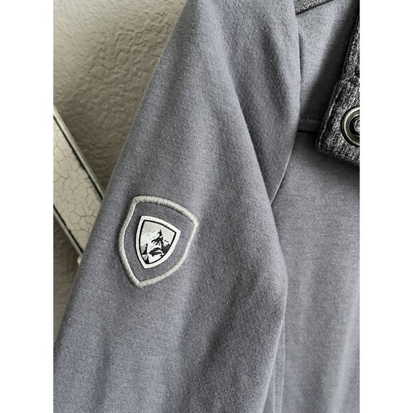 KUHL Krush Women's S Mock Neck Lightweight Jacket Snap Closure Hiking - Gray - Picture 4 of 11